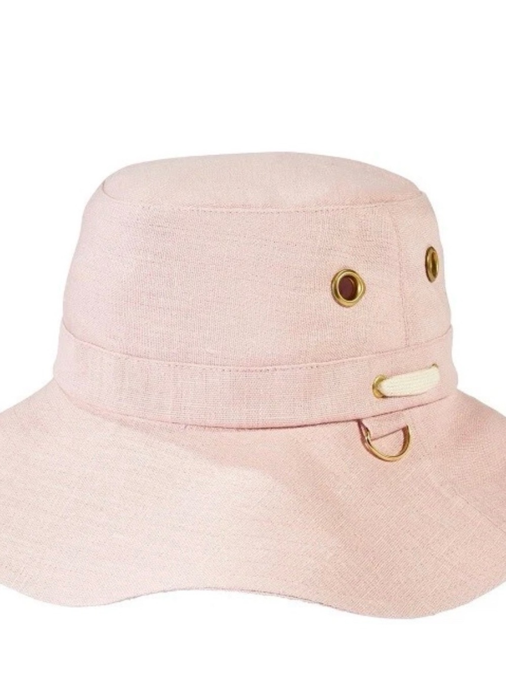 Tilley Hemp Broad Brim Sun Hat Dusty Pink Women's Size Medium Preowned Excellent